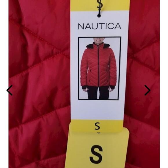 NAUTICA NWT WOMENS PUFFER JACKET.  Size SMALL. - Picture 5 of 11